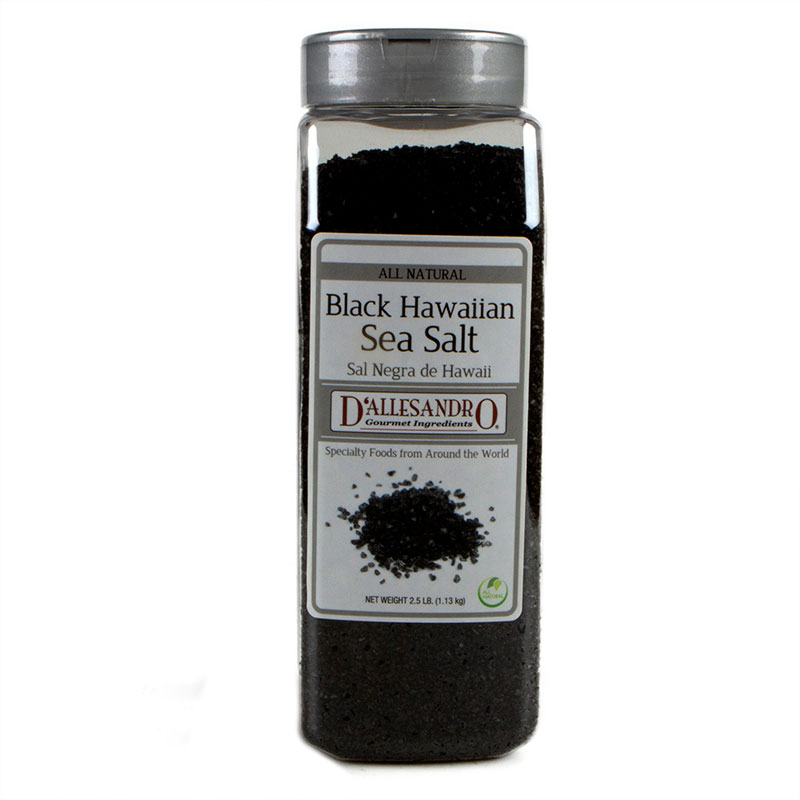 1523円 【SALE／10%OFF Hawaiian Black Lava Sea Salt Coarse - 1 lb