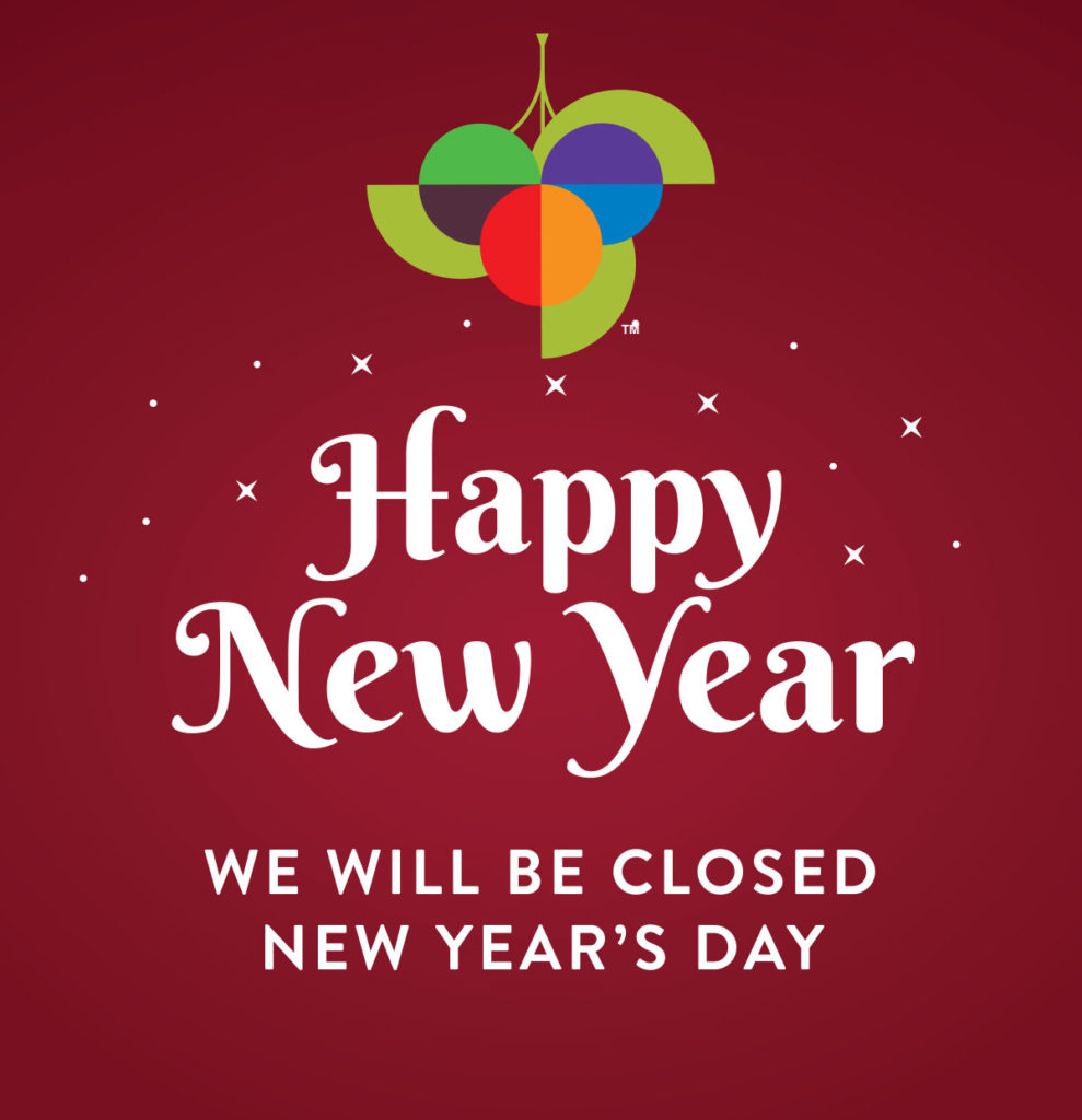 We will be closed New Year's Day What Chefs Want!