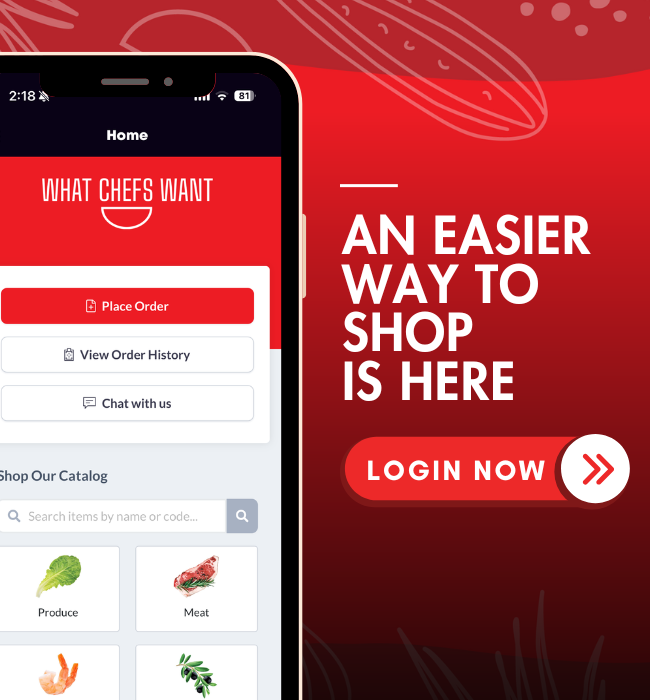 What Chefs Want login