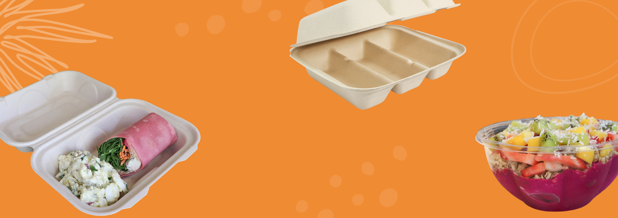 World Centric Compostable Packaging for Tailored Takeout 